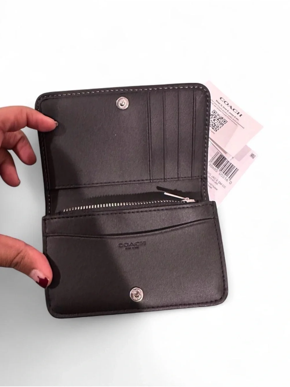 Coach wallet signature